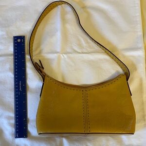 Fossil mustard yellow hobo purse